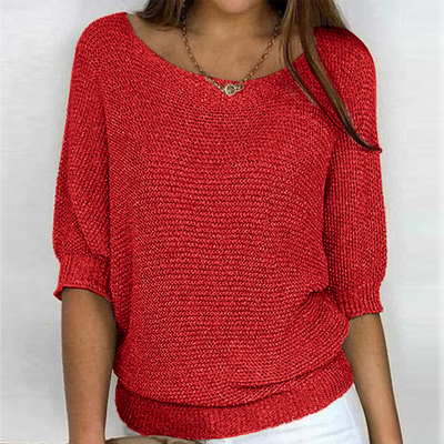 Anabella™ - Eleganter Wickelstrickpullover