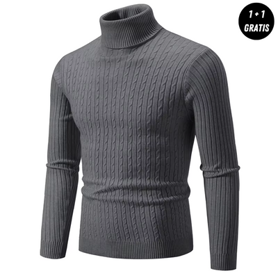 Warmer Strickpullover mit Rollkragen - ENZO