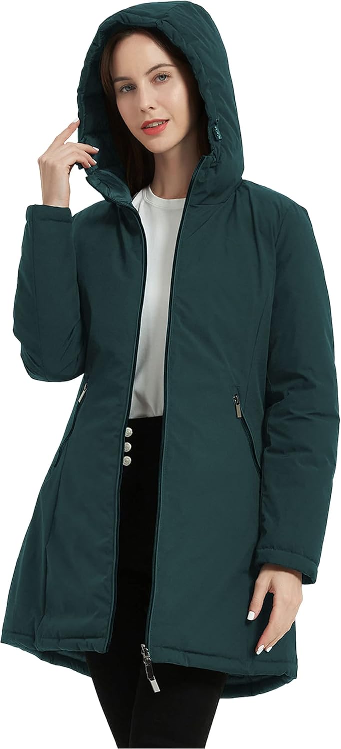 Wendbare Damen-Pufferjacke für Herbst und Winter