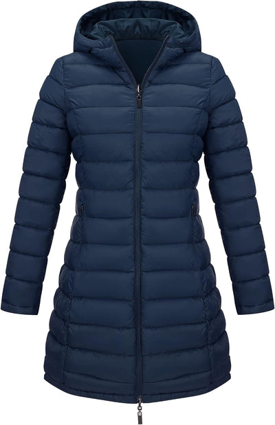 Wendbare Damen-Pufferjacke für Herbst und Winter