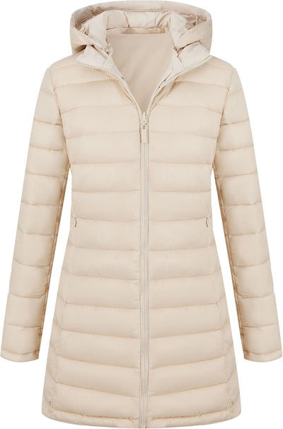 Wendbare Damen-Pufferjacke für Herbst und Winter