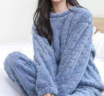 Aria | Fleece-Pyjamaset für Damen | 1+1 GRATIS