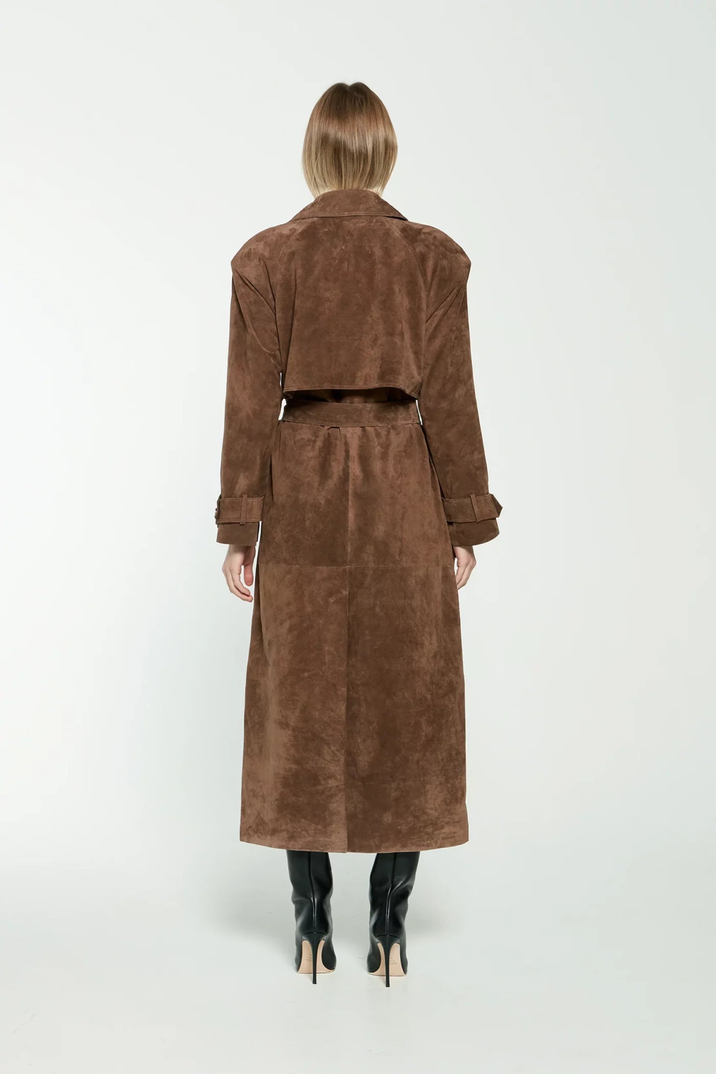 MARISOL - Seiden-Trenchcoat