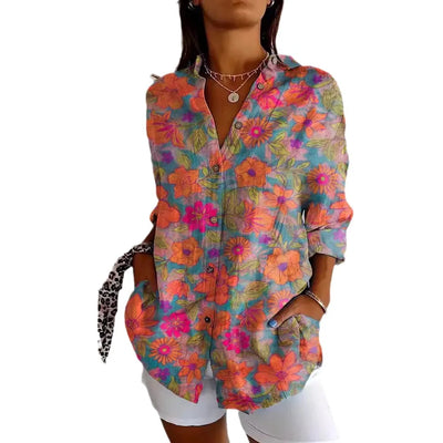 Tani | Vibrant Pattern Blouse