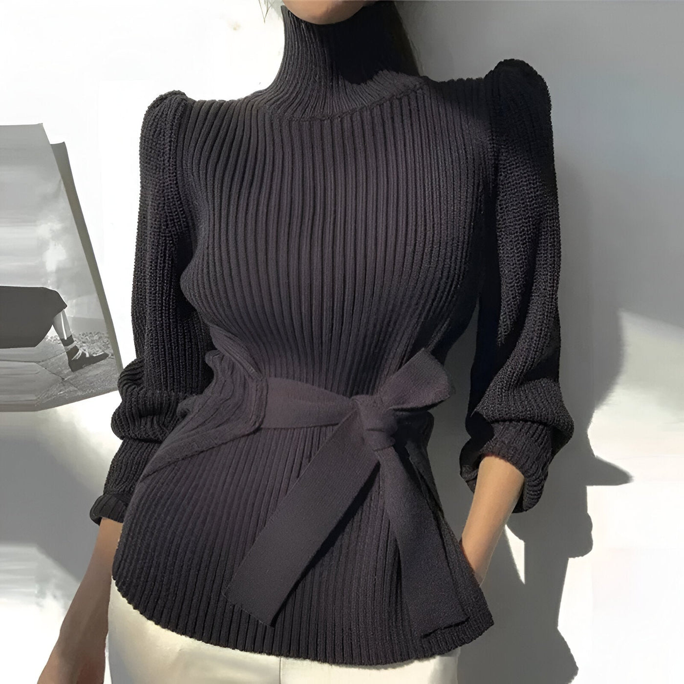 Luna | Eleganter Rollkragenpullover