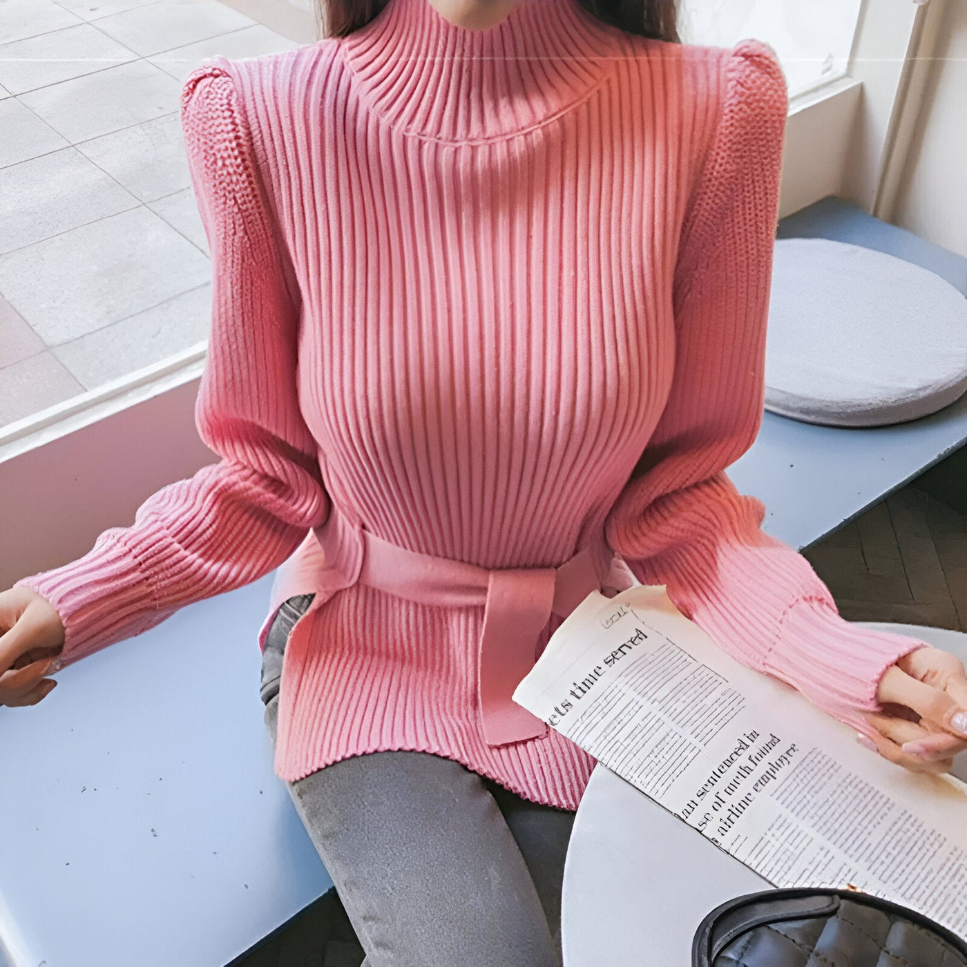 Luna | Eleganter Rollkragenpullover