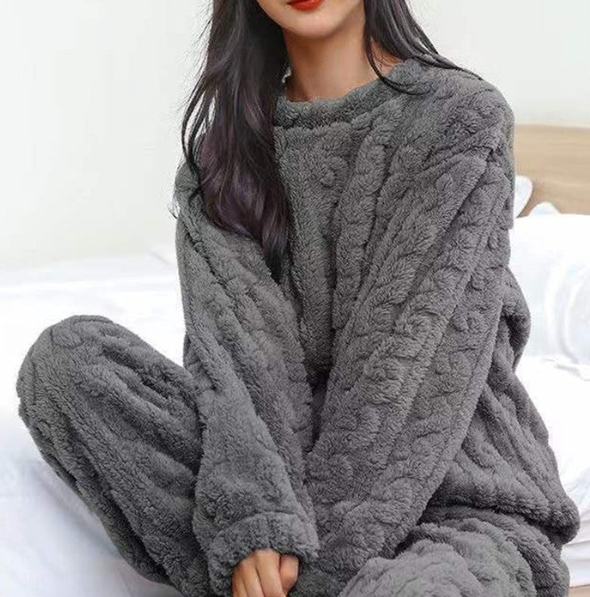 Aria | Fleece-Pyjamaset für Damen | 1+1 GRATIS