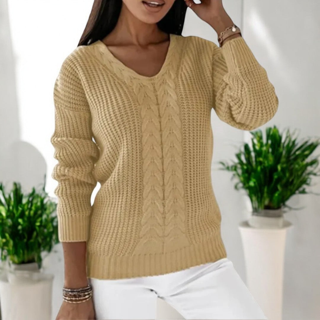 Hilda | Skandinavischer Strickpullover