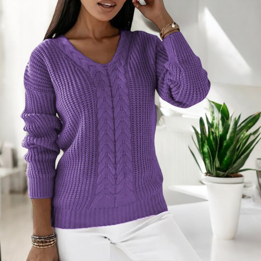 Hilda | Skandinavischer Strickpullover